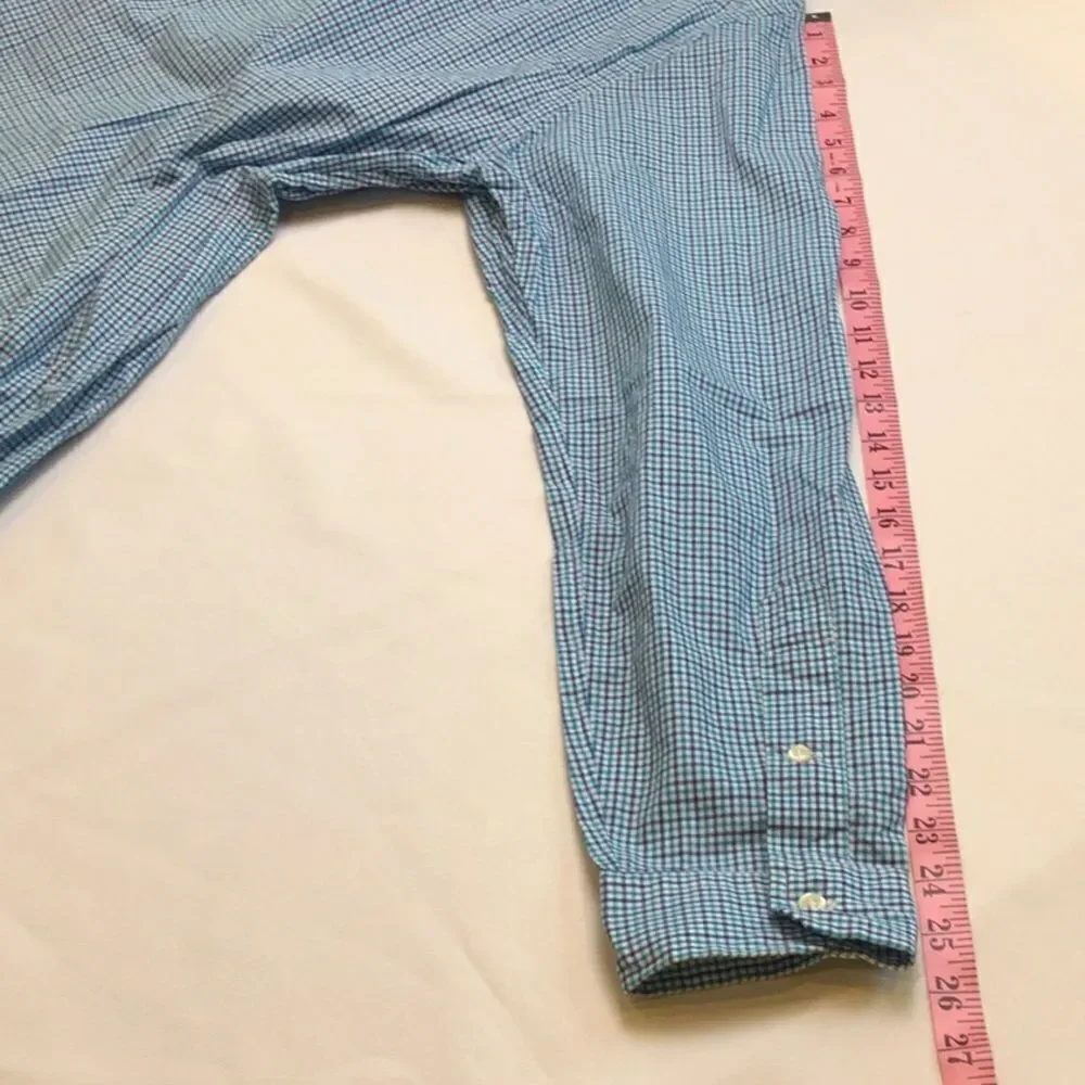 Ralph Lauren Polo Slim‎ Fit Plaid Oxford Shirt XL